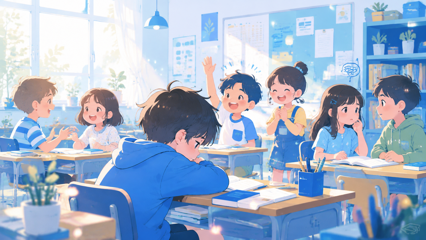共感力が高すぎる子ども、注意すべきことは？のイメージイラスト