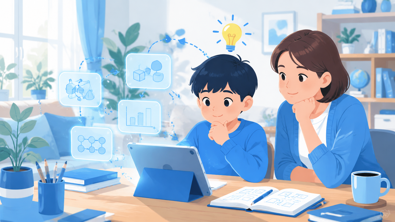 AI時代に成長マインドセットはどう活きるのか？のイメージイラスト